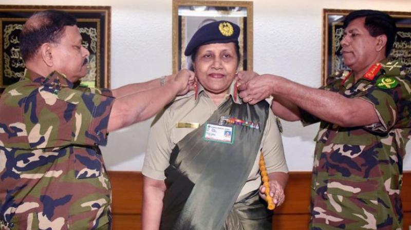Bangladesh appointed Susane Giti as woman major general