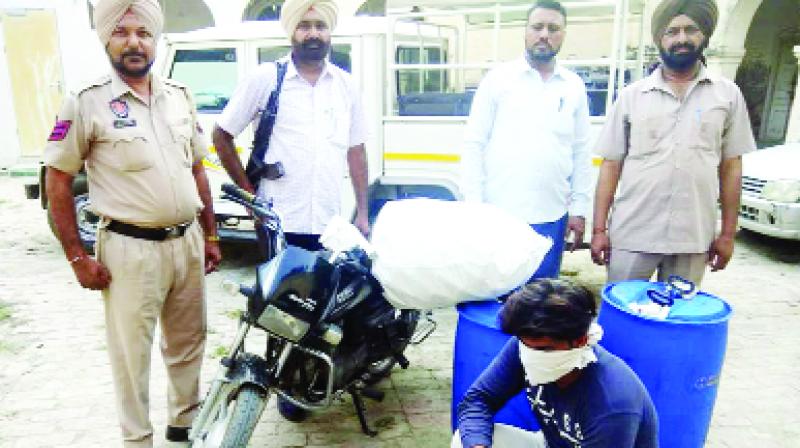 Large amount of domestic liquor Recovered Large amount of domestic liquor Recovered