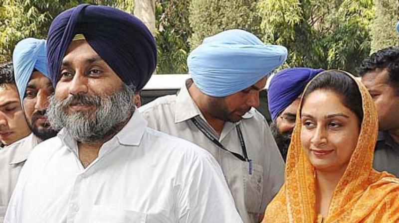 Harsimrat Badal And Sukhbir Badal Harsimrat Badal And Sukhbir Badal