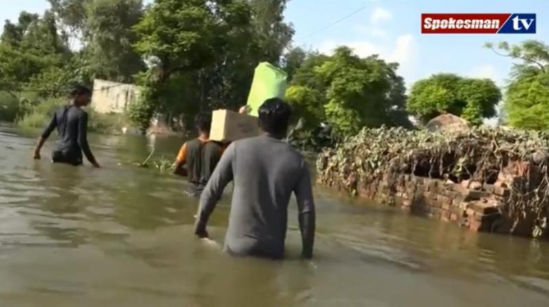 Special flood report from village Nasibpur