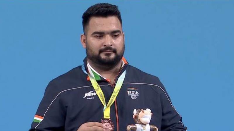 Lovepreet Singh wins bronze in men's 109kg weightlifting final Lovepreet Singh wins bronze in men's 109kg weightlifting final