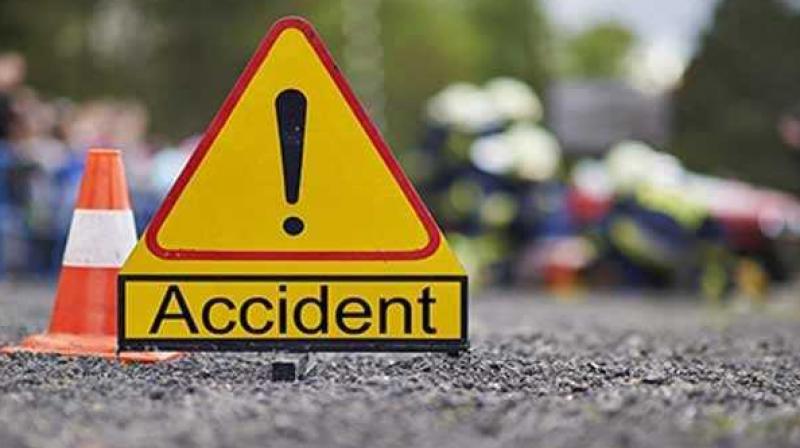 A painful road accident happened in Patiala A painful road accident happened in Patiala