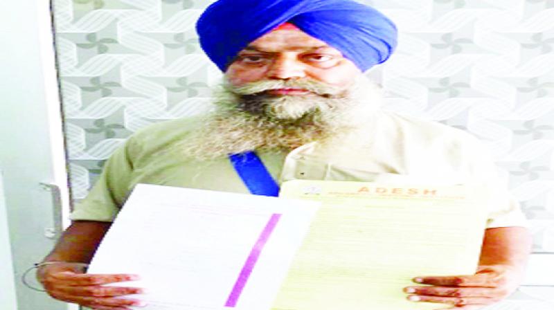 Showing treatment documents provided in different hospitals, victim Karam Singh Showing treatment documents provided in different hospitals, victim Karam Singh