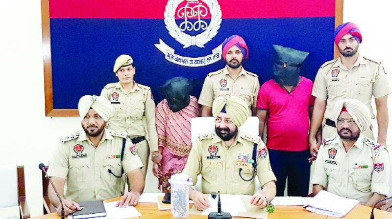 SSP Mandeep Singh Sidhu During the Press Conference SSP Mandeep Singh Sidhu During the Press Conference