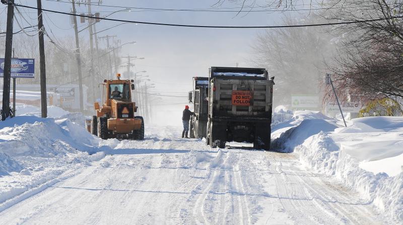 Buffalo city in the grip of snow storm, driving ban