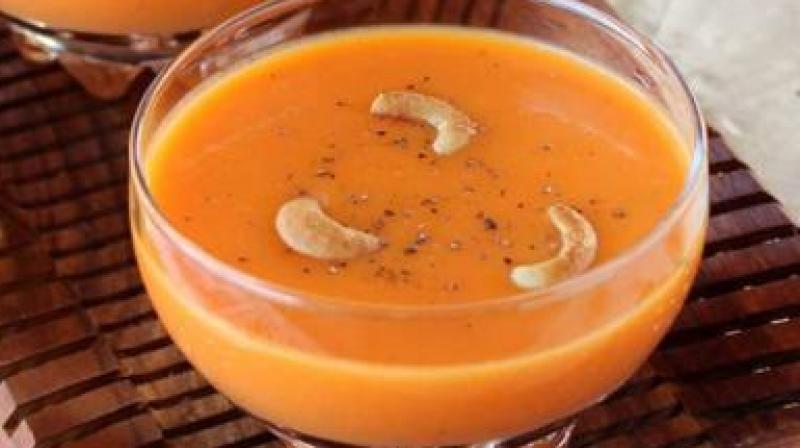Make carrot kheer at home Make carrot kheer at home