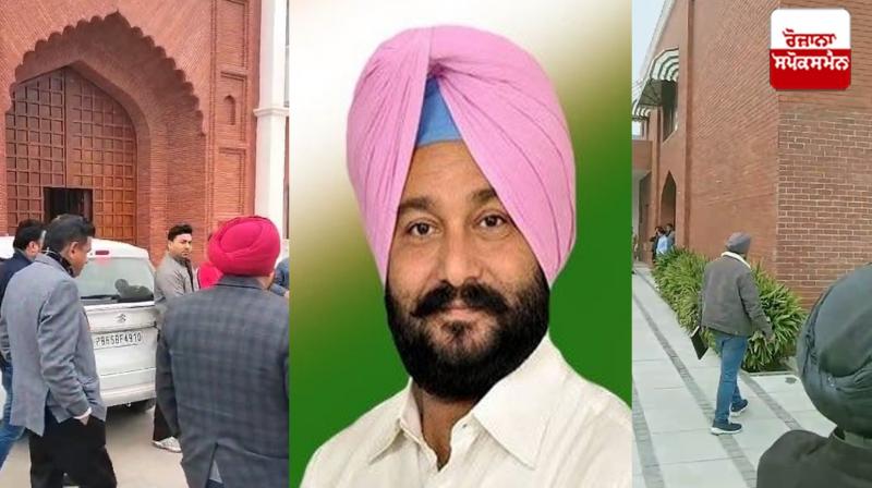 The vigilance team reached the house of Gurpreet Kangar News in punjabi The vigilance team reached the house of Gurpreet Kangar News in punjabi