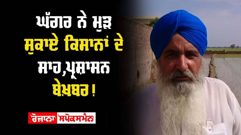Ghaggar Punjab Farmer Sangrur Kisan Problems Ghaggar Punjab Farmer Sangrur Kisan Problems