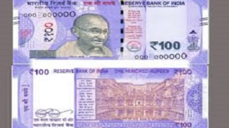 New note of 100 New note of 100