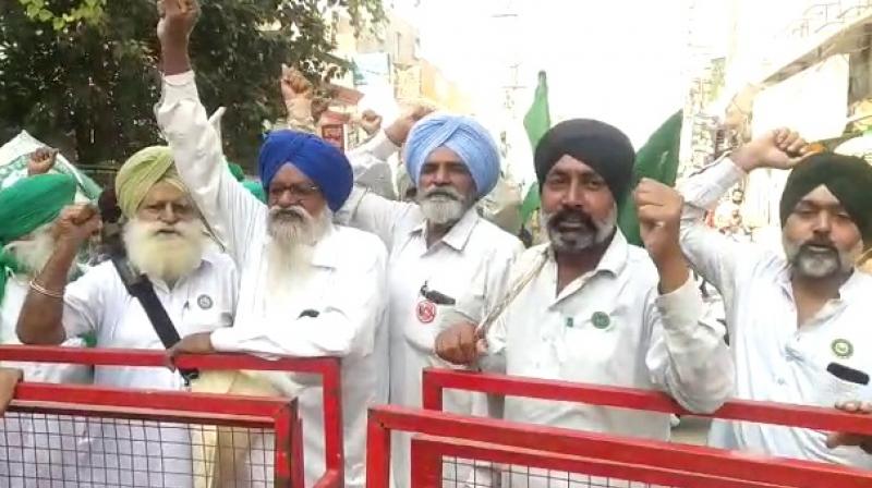 Farmers Protest in Mansa Farmers Protest in Mansa