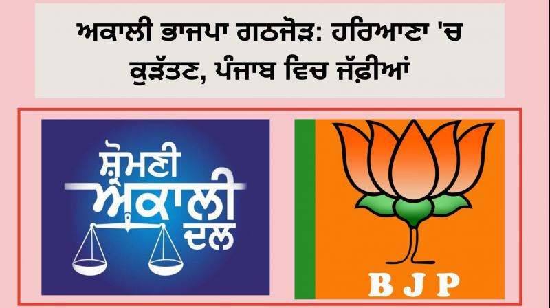 SAD-BJP alliance: bitterness in Haryana, Punjab attached SAD-BJP alliance: bitterness in Haryana, Punjab attached