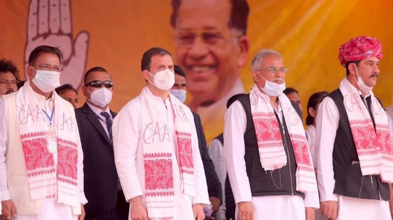 Rahul Gandhi in Assam Rahul Gandhi in Assam