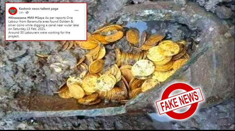  Viral image of gold coins has no connection with jammu and kashmir