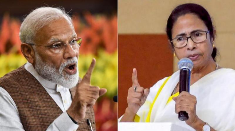 PM Modi and Mamata Banerjee