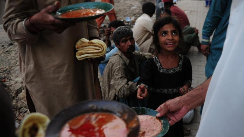 Starvation conditions in Pakistan