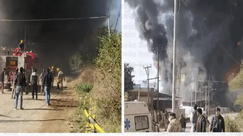 Himachal Factory Fire News