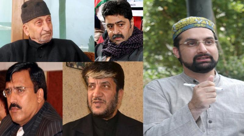 Bilal Gani Lone, Abdul Gani Bhat, Hashim Qureshi, Mirwaiz Umar Farooq, Shabir Shah Bilal Gani Lone, Abdul Gani Bhat, Hashim Qureshi, Mirwaiz Umar Farooq, Shabir Shah