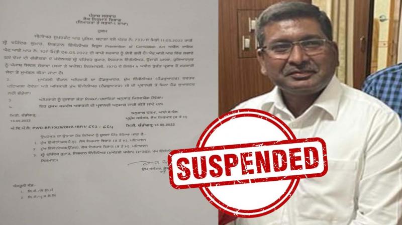 PWD supervising engineer suspended PWD supervising engineer suspended