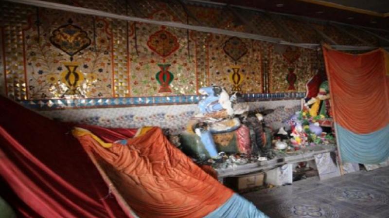 Demolished Ganesh temple handed over to Hindus after repair Demolished Ganesh temple handed over to Hindus after repair