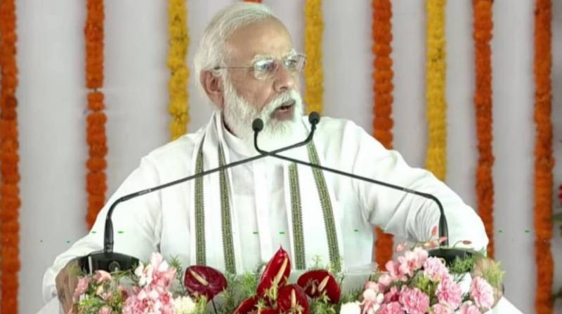 PM Modi lays foundation stone of Raja Mahendra Pratap Singh University in Aligarh PM Modi lays foundation stone of Raja Mahendra Pratap Singh University in Aligarh
