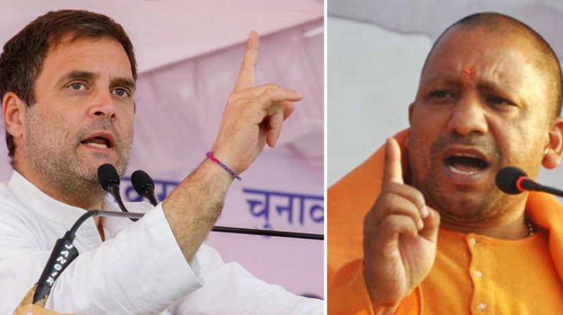 Rahul Gandhi attacks Yogi Adityanath