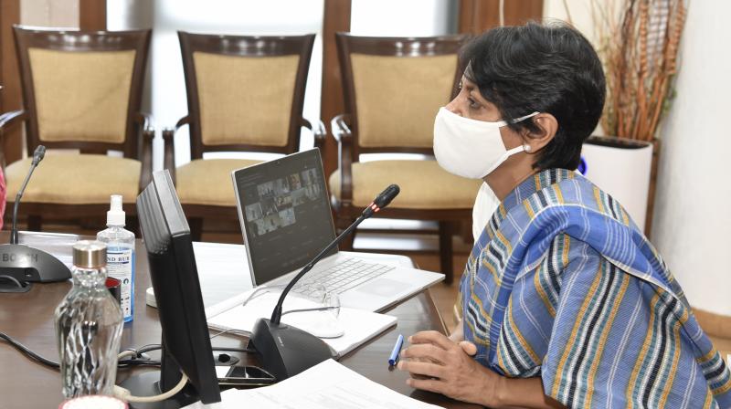 Chief Secretary Vini Mahajan Chief Secretary Vini Mahajan