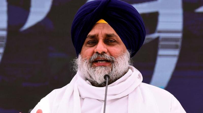 SAD President Sukhbir Badal