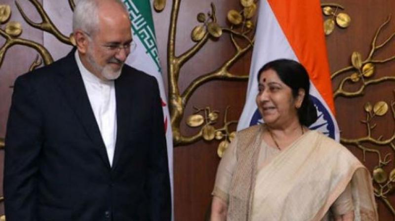 Mohammad Javad Zarif & Sushma Swaraj