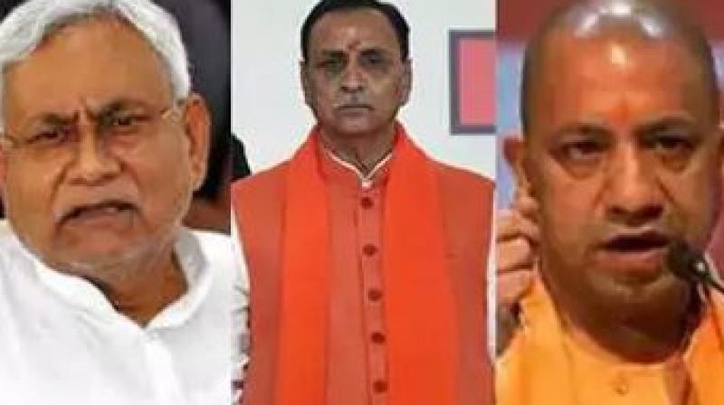 Nitish-Yogi did the call of Vijay Rupani on the security of people of Bihar and UP