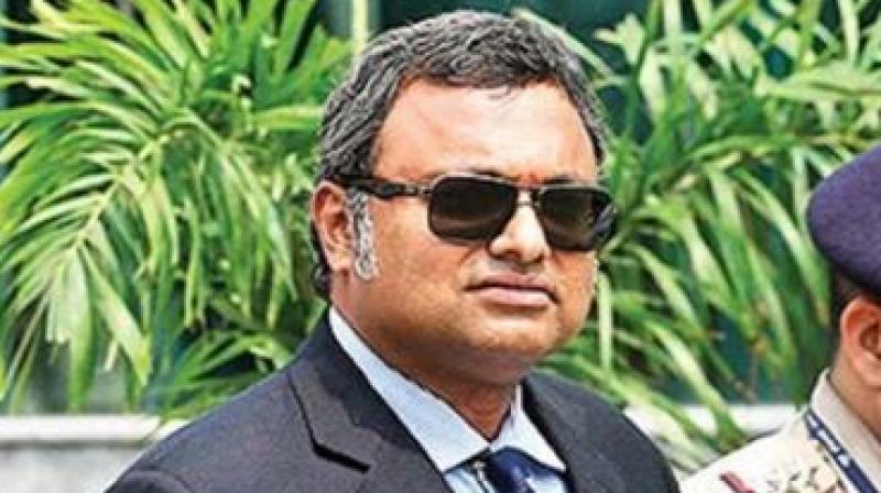 Action taken against Karti Chidambaram