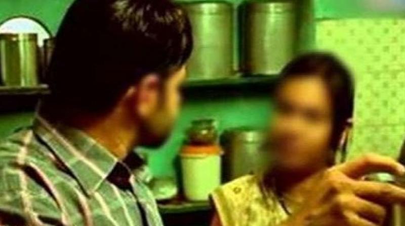 To repay the loan wife handed over to the moneylenders To repay the loan wife handed over to the moneylenders