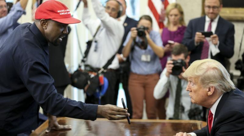 Kanye West Meets Trump at Oval Office