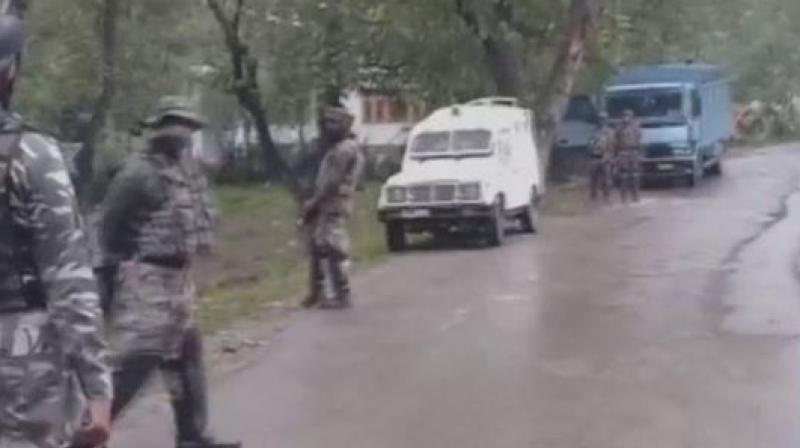 3 militant piles carried out by security forces in Kulgam