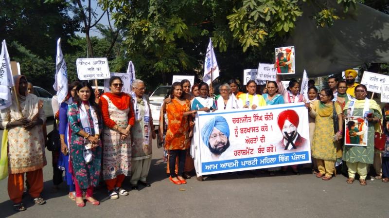 Memorandum to sack cabinet minister Charanjit Singh Channi for harassing woman