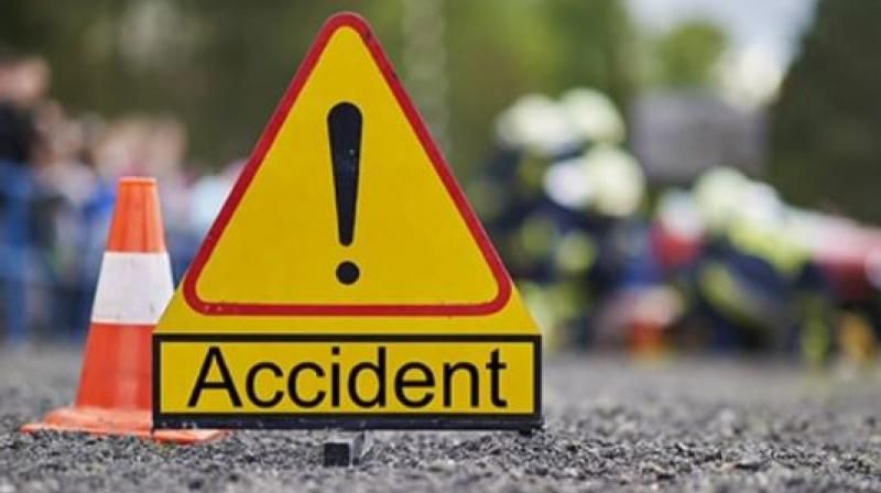 Two youths of same village died in a horrific road accident