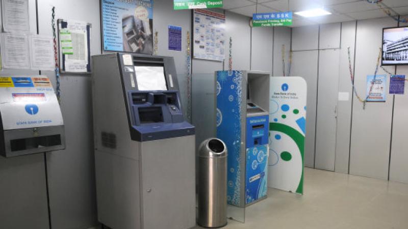 Lacs of cash stolen from ATM machine Lacs of cash stolen from ATM machine