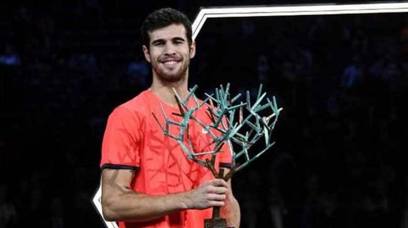 Khachanov won the Paris Masters title