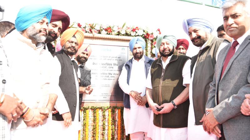CM lays foundation stone of verka mega dairy plant in Bassi Pathana