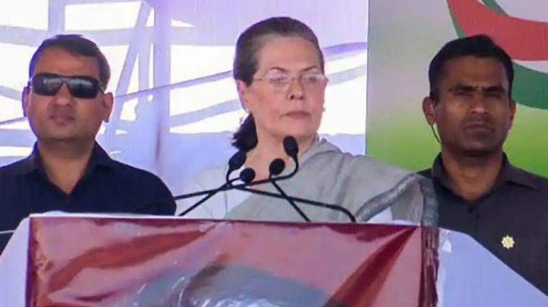 Sonia Gandhi's first ever election rally in Telangana today