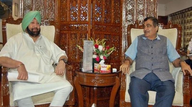 Punjab CM seeks Gadkari's personal intervention for expeditious clearance of road... Punjab CM seeks Gadkari's personal intervention for expeditious clearance of road...