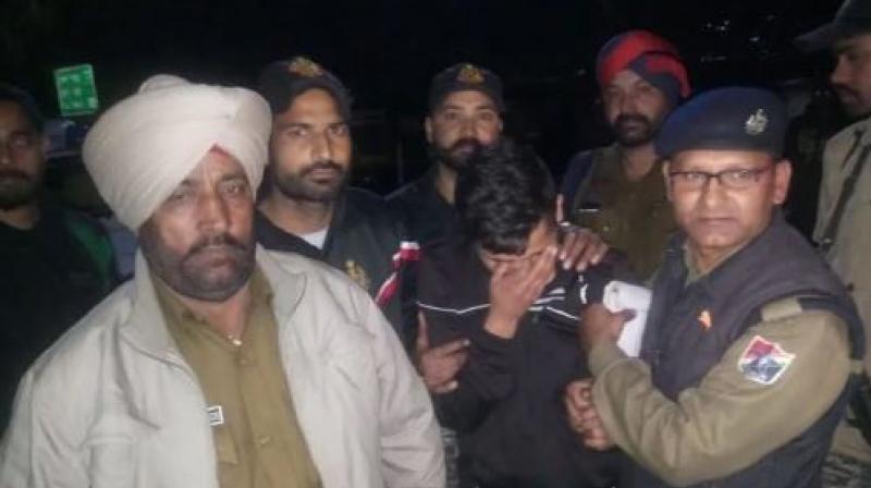 Suspected caught from Pathankot railway station are students