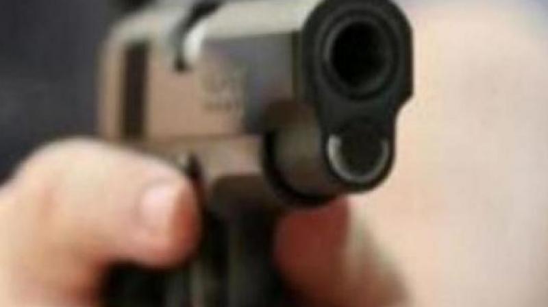 Unidentified people attack on a person Unidentified people attack on a person