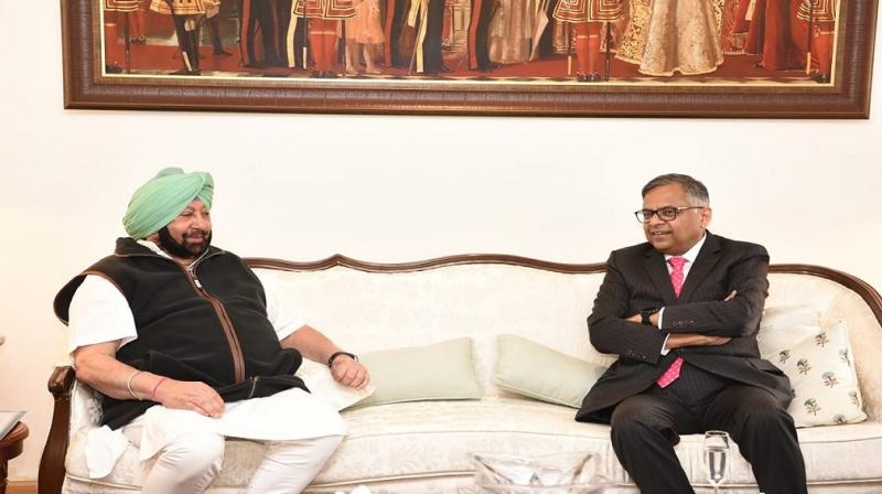 Tata sons chairman meets Punjab CM