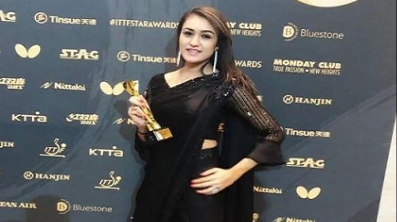 Manika Batra Win 'Breakthrough Table Tennis Star Award’
