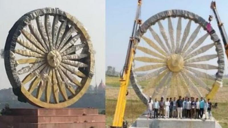 India's biggest Ashok Chakra India's biggest Ashok Chakra