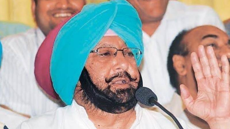 Captain targeted to Modi Captain targeted to Modi
