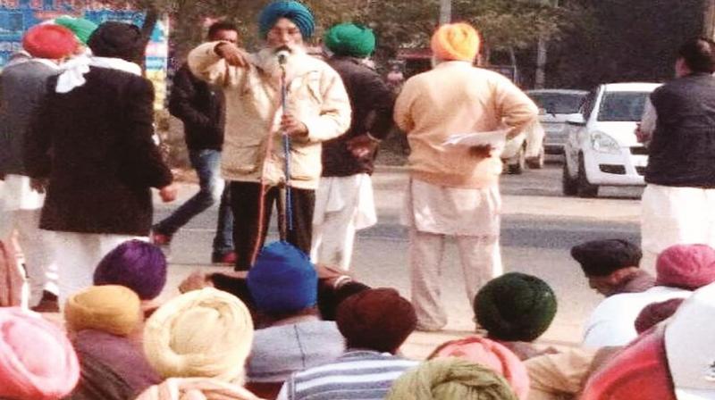 Farmers unions protested Farmers unions protested