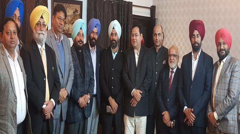 Delegation of Unaided Colleges Association calls on Sadhu Singh Dharamsot Delegation of Unaided Colleges Association calls on Sadhu Singh Dharamsot
