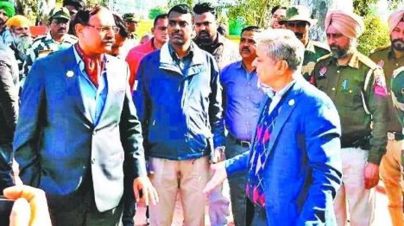 Indian Govt. Team Visited Indo-Pak Border Indian Govt. Team Visited Indo-Pak Border