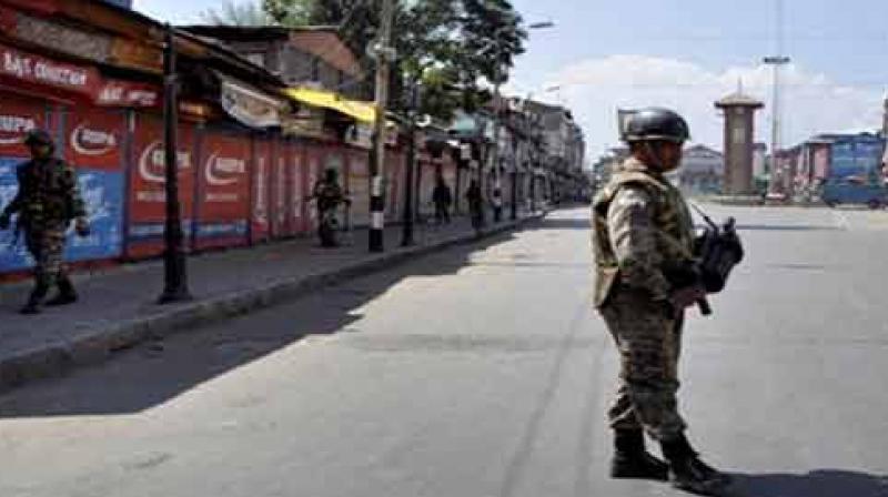 Curfew in Pulwama Curfew in Pulwama